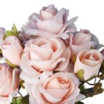 BUKIET 11 RÓŻ 44 CM KOLOR ŁOSOSIOWY - obrazek 2