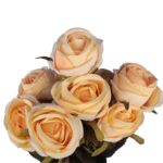 BUKIET 9 RÓŻ Z DODATKAMI 40 CM KOLOR ŻÓŁTY - obrazek 2