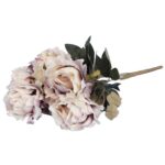 BUKIET 7 ROZWINIĘTYCH RÓŻ Z DODATKAMI 45 CM KOLOR JASNY RÓŻ - obrazek 3