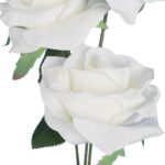 GAŁĄZKA 3 RÓŻ 66 cm KOLOR BIAŁY - obrazek 2