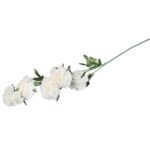 GAŁĄZKA 5 PIWONII 76 cm KOLOR BIAŁY - obrazek 3