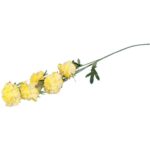 GAŁĄZKA 5 PIWONII 76 cm KOLOR ŻÓŁTY - obrazek 3