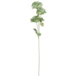 GAŁĄZKA 3 ROZWINIĘTYCH RÓŻ 68 cm KOLOR ZIELONY