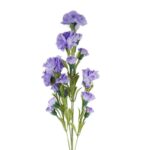 Gałązka z Sztucznymi Goździkami Fioletowymi - 15 Kwiatów, Wysokość 86 cm - obrazek 2