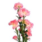 Sztuczna Gałązka Goździków w Kolorze Łososiowym - 15 Kwiatów, Wysokość 86 cm - obrazek 2