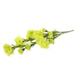 Sztuczna Gałązka Goździków w Kolorze Zielonym - 15 Kwiatów, Wysokość 86 cm - obrazek 3