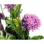 BUKIET 5 TAWUŁEK W KOLORZE FIOLETOWYM - SZTUCZNE KWIATY WYSOKIEJ JAKOŚCI - obrazek 3