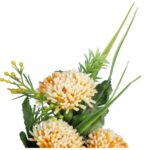 Sztuczne kwiaty Tawuła w kolorze żółtym - Bukiet 5 sztuk - obrazek 2