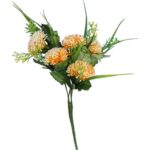 Sztuczne kwiaty Tawuła w kolorze żółtym - Bukiet 5 sztuk