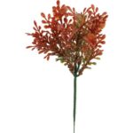 Czerwona Gałązka Bukszpanu jako Dekoracja Wnętrz - 20 cm