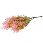 BUKIEK BUKSZPANU 7 GAŁĄZEK 36 CM KOLOR RÓŻOWY - DEKORACJA WYGLĄDAJĄCA JAK ŻYWY KWITĄCY KRZEW - obrazek 2