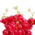 Storczyki Sztuczne w Bukiecie 5 Sztuk, 58cm, Kolor Ciemno Różowy - Wysokiej Jakości Dekoracja - obrazek 2