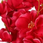 Storczyki Sztuczne w Bukiecie 5 Sztuk, 58cm, Kolor Ciemno Różowy - Wysokiej Jakości Dekoracja - obrazek 3