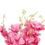 Bukiet 5 Sztucznych Storczyków w Kolorze Różowym o Wysokości 58 cm - obrazek 2