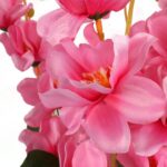 Bukiet 5 Sztucznych Storczyków w Kolorze Różowym o Wysokości 58 cm - obrazek 3