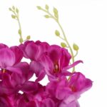 Sztuczne Storczyki w Kolorze Jasno Fioletowy - Bukiet 5 Sztuk, Wysokość 58cm - obrazek 2