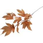 LIŚĆ GAŁĄZKA POTRÓJNA BRĄZOWA 95CM - obrazek 3