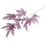 LIŚĆ GAŁĄZKA POTRÓJNA FIIOLETOWA 95CM - obrazek 3