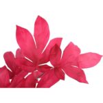 LIŚĆ GAŁĄZKA POTRÓJNA RÓŻOWA 95CM - obrazek 2