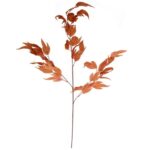Gałązka Sztucznych Liści 95 cm kolor brązowy