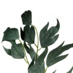 Sztuczna Gałązka Liści 95 cm, Kolor Ciemno Zielony, Dekoracja Wysokiej Jakości - obrazek 2