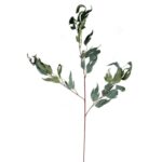 Sztuczna Gałązka Liści 95 cm, Kolor Ciemno Zielony, Dekoracja Wysokiej Jakości