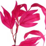 Gałązka Sztucznych Liści 95 cm kolor różowy - obrazek 2