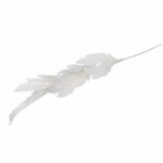 GAŁĄZKA LIŚCI OZDOBNYCH 112 CM KOLOR BIAŁY - obrazek 3