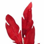 GAŁĄZKA LIŚCI OZDOBNYCH 112 CM KOLOR  CZERWONY - obrazek 2