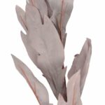 GAŁĄZKA LIŚCI OZDOBNYCH 112 CM KOLOR SZARY - obrazek 2