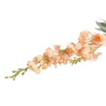 Ostróżka Dwukwiatowa w Kolorze Jasnego Łososia - Dekoracja Naturalistyczna, Wysoka 87 cm - obrazek 3