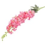 Gałązka Dekoracyjna Ostróżka Różowa - Podwójne Kwiaty 87cm - obrazek 3