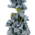 Ostróżka Dekoracyjna Szara - Podwójna Gałązka o Wysokości 87 cm - obrazek 2