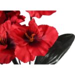 Sztuczny Bukiet 5 Czerwonych Gladioli Wysokiej Jakości, 70 cm - obrazek 3