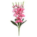 Sztuczny Bukiet 5 Gladioli Jasnoróżowych o Wysokości 65 cm