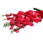 Bukiet Szlachetnych Gladioli w Kolorze Różowym – Sztuczne Kwiaty o Naturalnym Wyglądzie, 65cm - obrazek 3