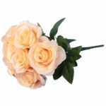 BUKIET 9 RÓŻ 44 CM KOLOR ŻÓŁTY - obrazek 3