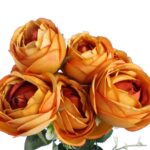 BUKIET 7 RÓŻ 45 CM KOLOR ŁOSOSIOWY - obrazek 2