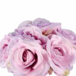 BUKIET 7 RÓŻ 37 CM KOLOR JASNY FIOLET - obrazek 2