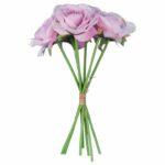 BUKIET 7 RÓŻ 37 CM KOLOR JASNY FIOLET