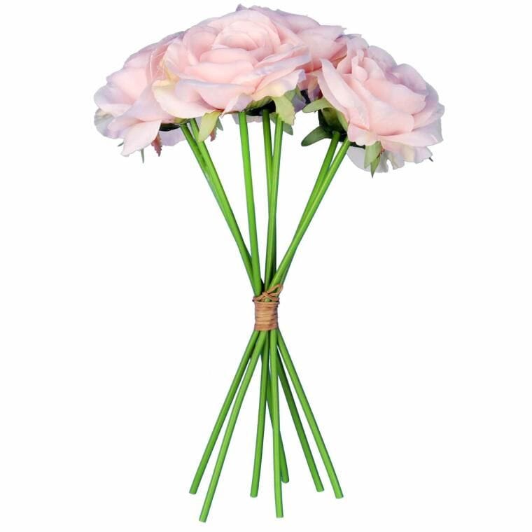 FLVXX011JR BUKIET 7 RÓŻ 37 CM KOLOR JASNY RÓŻ - obrazek 1