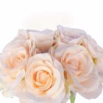 BUKIET 7 RÓŻ 37 CM KOLOR KREMOWY - obrazek 2