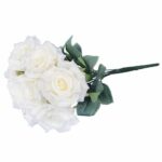 BUKIET 9 RÓŻ 48 CM KOLOR BIALY - obrazek 3