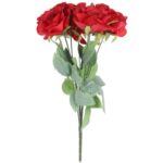 BUKIET 9 ELEGANCKICH RÓŻ 48 CM KOLOR CZERWONY