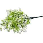 BUKIET 5 GAŁĄZEK GIPSÓWKI 32 CM KOLOR  BIAŁY - obrazek 3