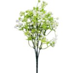 BUKIET 5 GAŁĄZEK GIPSÓWKI 32 CM KOLOR  BIAŁY