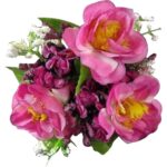 Różowy Podstawa Pod Świeczkę o Średnicy 3.5cm i Wielkości 12cm.