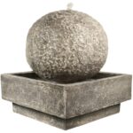 Fontanna dekoracyjna Magiczna Światłość 50x65 cm ze sztucznego kamienia z podświetleniem wody - obrazek 3