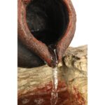 Fontanna Dekoracyjna ze Światłem - Stylizowana na Kamień 36x24x50 cm - obrazek 3