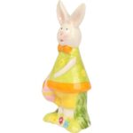 ZAJĄC CERAMICZNY FIGURKA ŻÓŁTA - obrazek 2